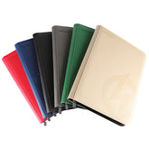 HENWEI: H13 PU Leather Zipper Trading Card Binder – 4/9/12 Pocket Album for 160–480 Cards (Pokémon, Yu-Gi-Oh!, MTG, Sports Cards, TCG/CCG)